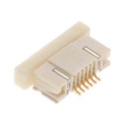 1 pcs : 1734592-6 - CONN FPC BOTTOM 6POS 0.5MM R/A
