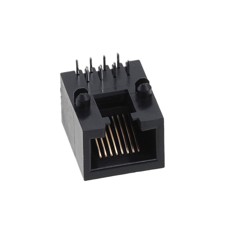 1 pcs : E5388-E00212-L - CONN MOD JACK 8P8C R/A UNSHLD