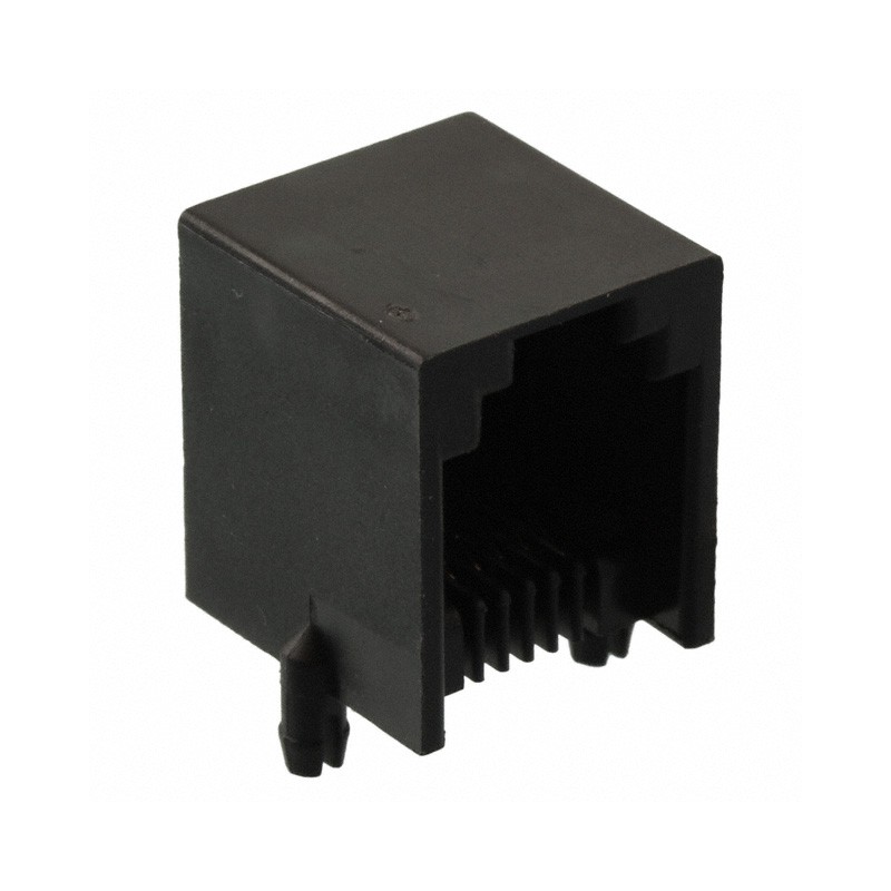 1 pcs : 615006138421 - CONN MOD JACK 6P6C R/A UNSHLD