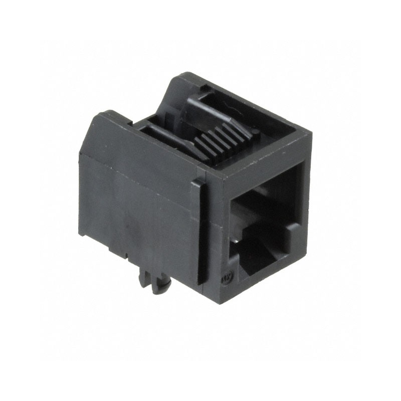 1 pcs : 0950097641 - CONN MOD JACK 6P4C R/A UNSHLD