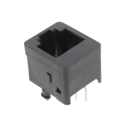 1 pcs : 0428786506 - CONN MOD JACK 6P2C VERT UNSHLD