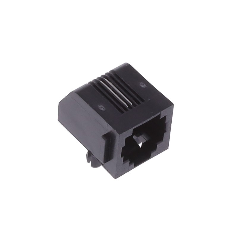 1 pcs : 5555163-5 - CONN MOD JACK 6P2C R/A UNSHLD