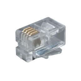 1 pcs : TD4P4HS - PLUG HANDSET (4X4)