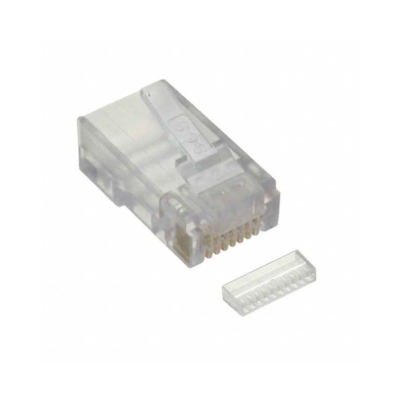 1 pcs : 943-SP-370808M2 - CONN MOD PLUG 8P8C UNSHIELDED