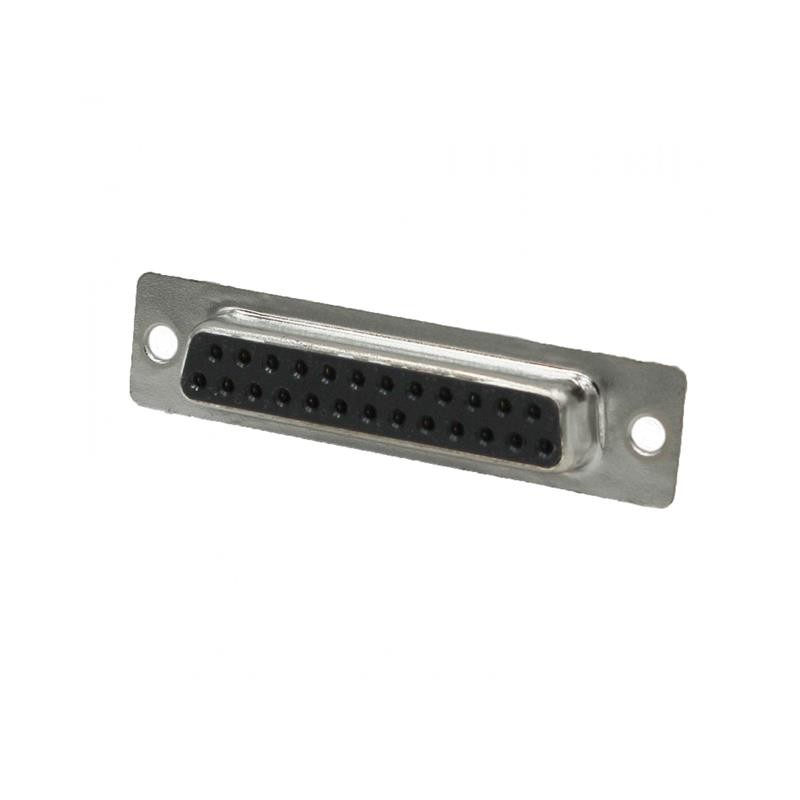 1 pcs : MHDB25SS - 25 WAY D-SUB CONNECTOR FEMALE SO