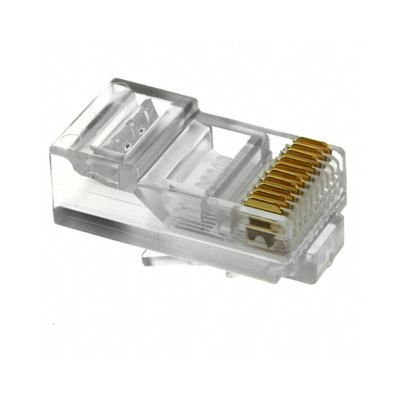 1 pcs : 937-SP-301010R - CONN MOD PLUG 10P10C UNSHIELDED