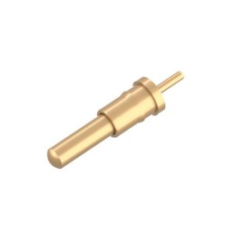 1 pcs : 0906-4 - CONTACT SPRING LOADED T/H GOLD W