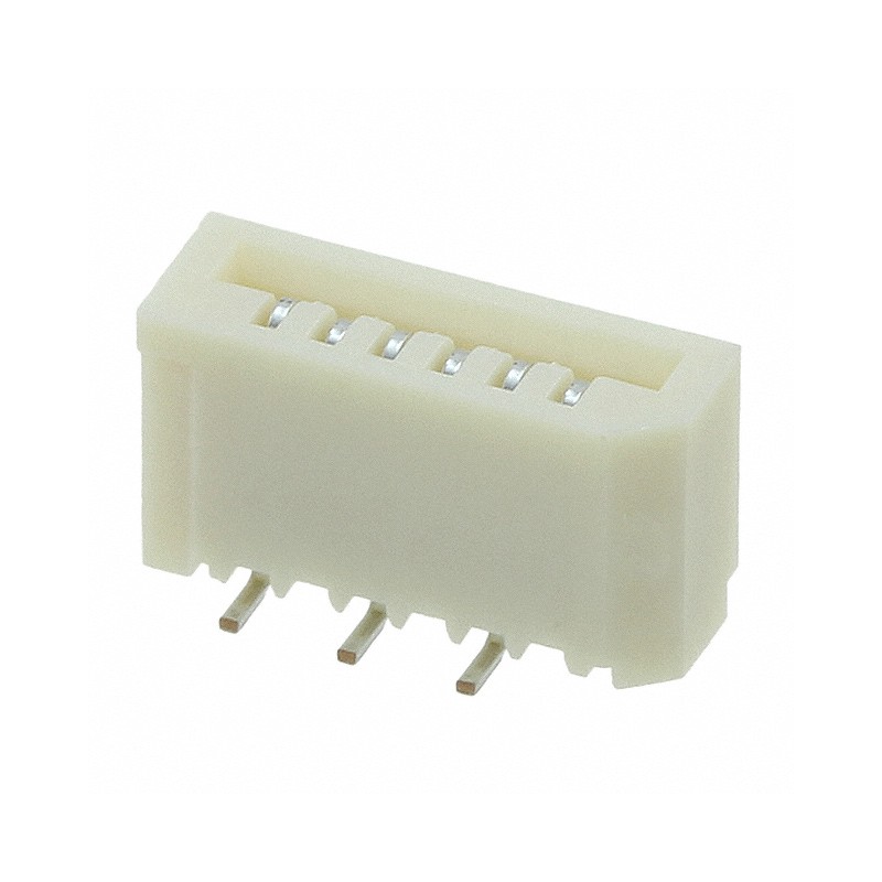 1 pcs : 0528080670 - CONN FPC VERT 6POS 1MM SMD