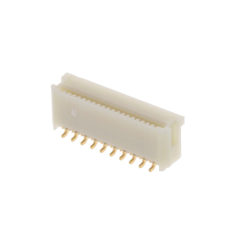1 pcs : 046244420010846+ - CONN FFC VERT 20POS 0.5MM SMD