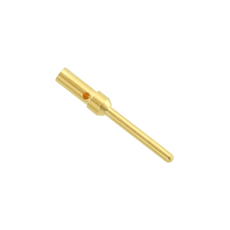 1 pcs : 09670003576 - CONN PIN 18-22AWG GOLD CRIMP