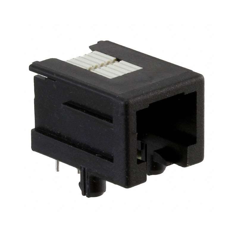1 pcs : 1-1705950-1 - CONN MOD JACK 6P6C R/A UNSHLD