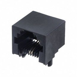 1 pcs : 0438600020 - CONN MOD JACK 6P2C R/A UNSHLD