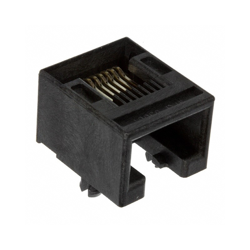 1 pcs : 0955016889 - CONN MOD JACK 8P8C R/A UNSHLD