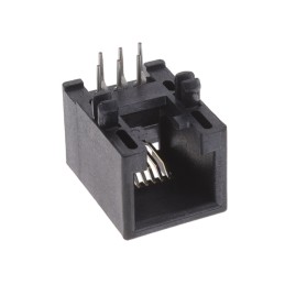 1 pcs : 0955012611 - CONN MOD JACK 6P6C R/A UNSHLD