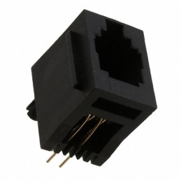 1 pcs : 615004144021 - CONN MOD JACK 4P4C VERT UNSHLD