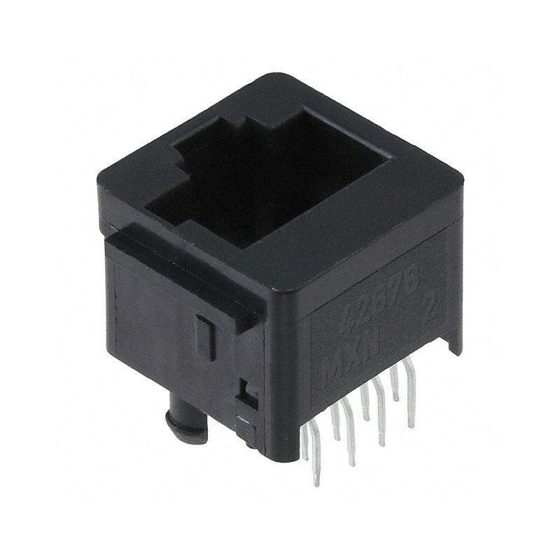 1 pcs : 0428788456 - CONN MOD JACK 8P8C VERT UNSHLD