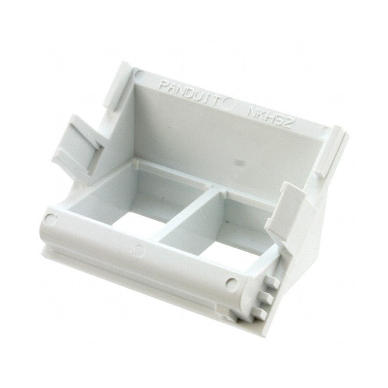 1 pcs : NKHS2WH-X - MOD INSERT 1/2SIZE 2PORT WHITE