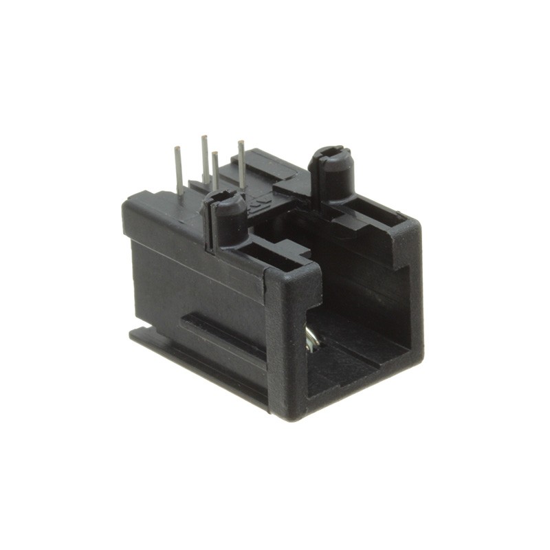 1 pcs : 1-1705950-2 - CONN MOD JACK 6P4C R/A UNSHLD