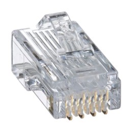 1 pcs : MP588-M - 8-POSITION, 8-WIRE MODULAR PLUG,