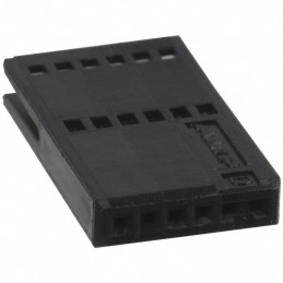 1 pcs : 487544-3 - CONN FFC RCPT HSG 6POS 1.27MM