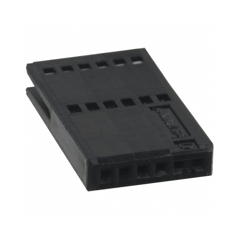 1 pcs : 487544-3 - CONN FFC RCPT HSG 6POS 1.27MM