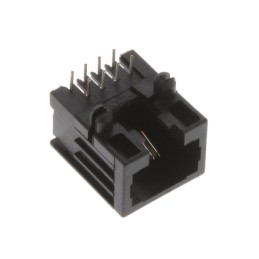 1 pcs : 1705951-1 - CONN MOD JACK 8P8C R/A UNSHLD