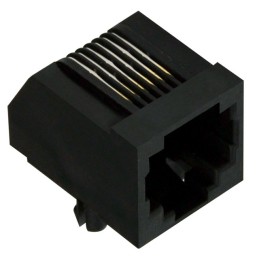 1 pcs : GDLX-N-66 - CONN MOD JACK 6P6C VERT UNSHLD