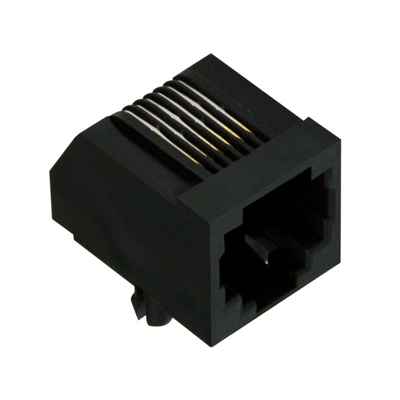 1 pcs : GDLX-N-66 - CONN MOD JACK 6P6C VERT UNSHLD