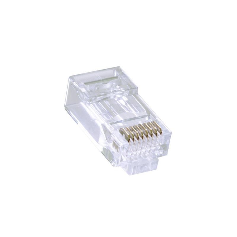 1 pcs : TDPTC6 - PULL THROUGH RJ45 PLUG CAT6 UNSH
