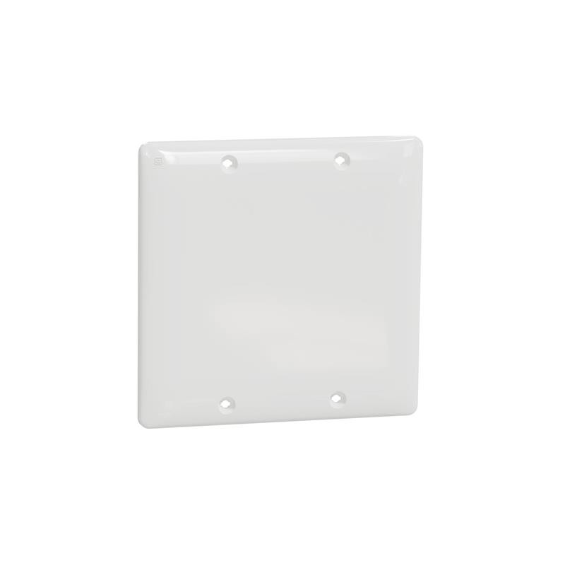 1 pcs : SQWS140002WH - 2 GANG BLANK WALL PLATE WH
