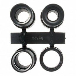 1 pcs : 747746-1 - CONN GROMMET DB9/15 BLACK