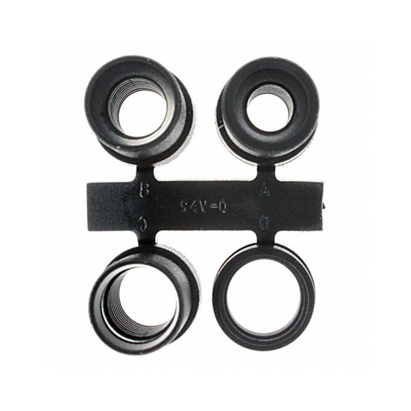 1 pcs : 747746-1 - CONN GROMMET DB9/15 BLACK