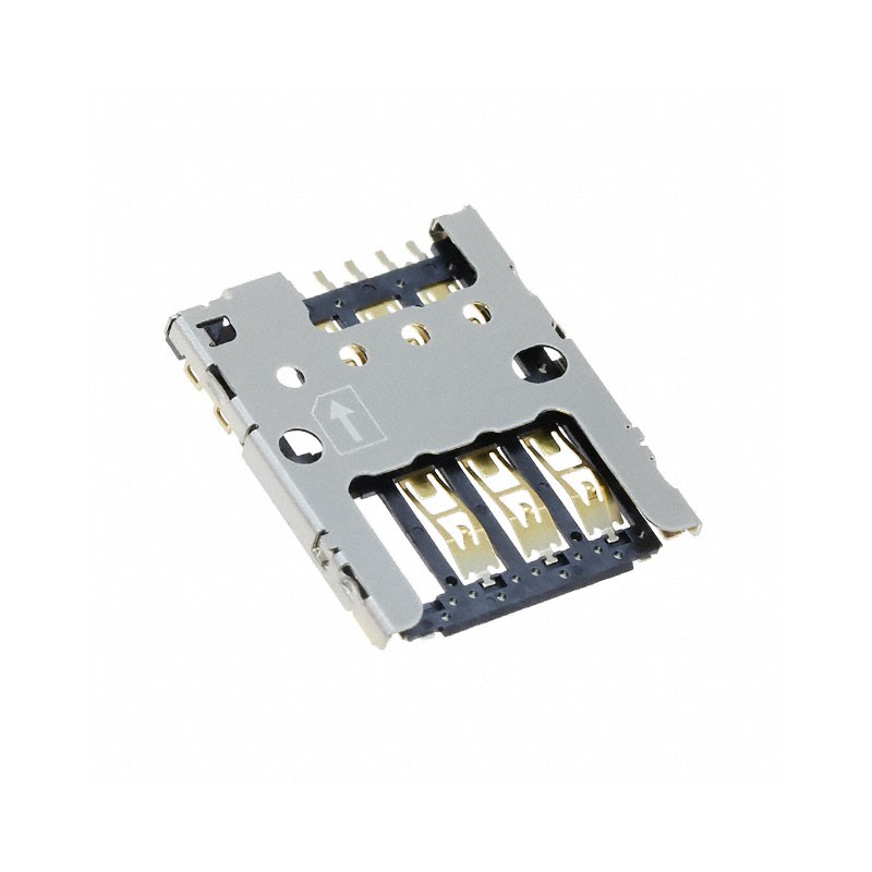 1 pcs : SF53S006VCBR2000 - PUSH-PULL MICRO SIM CARD CONNECT