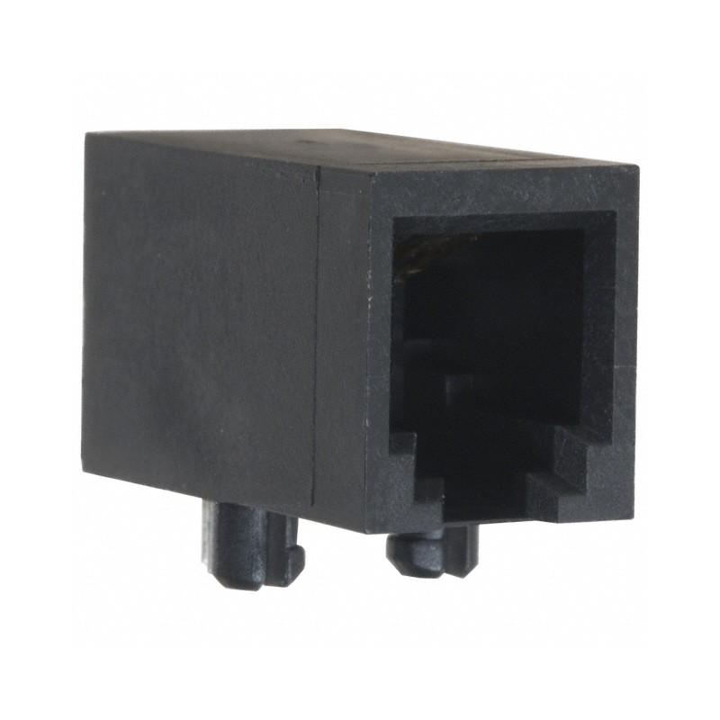 1 pcs : SS-6444-NF - CONN MOD JACK 4P4C R/A UNSHLD