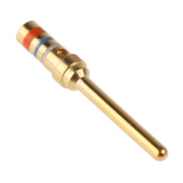 25 pcs - TE Connectivity, AMPLIMITE 109 Series, size 20 Male Crimp D-sub Connector Contact, Gold over Nickel Signal, 24 -