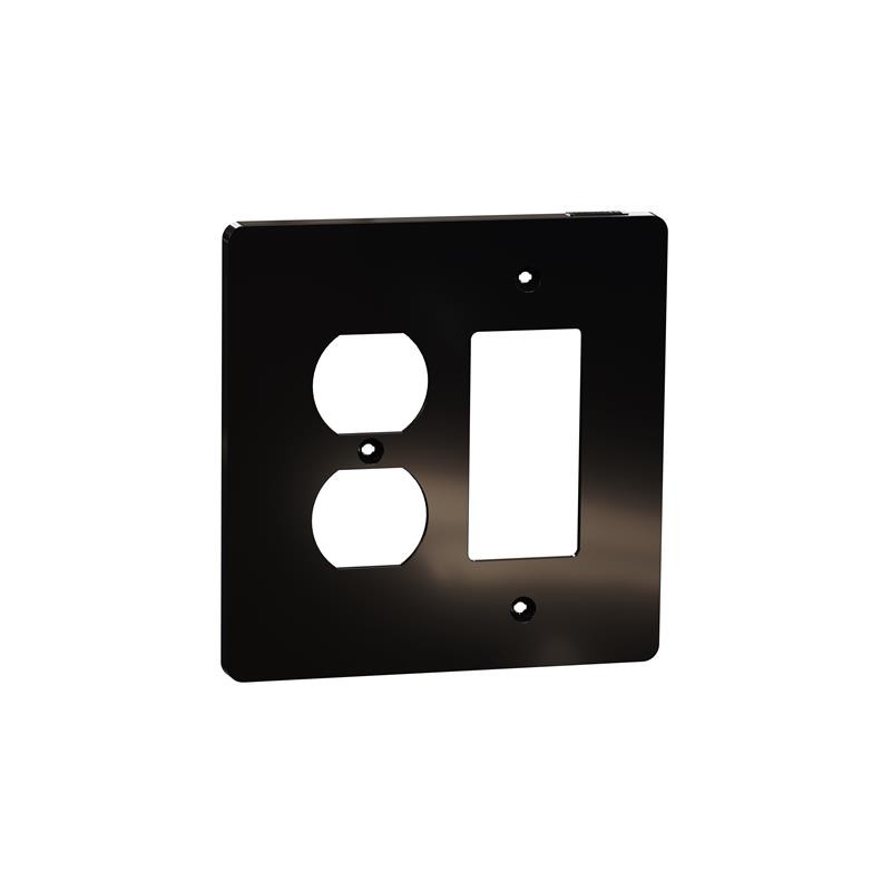 1 pcs : SQWS802452BK - 2 G MID+ 1 DUPLEX 1 DECO WP BK