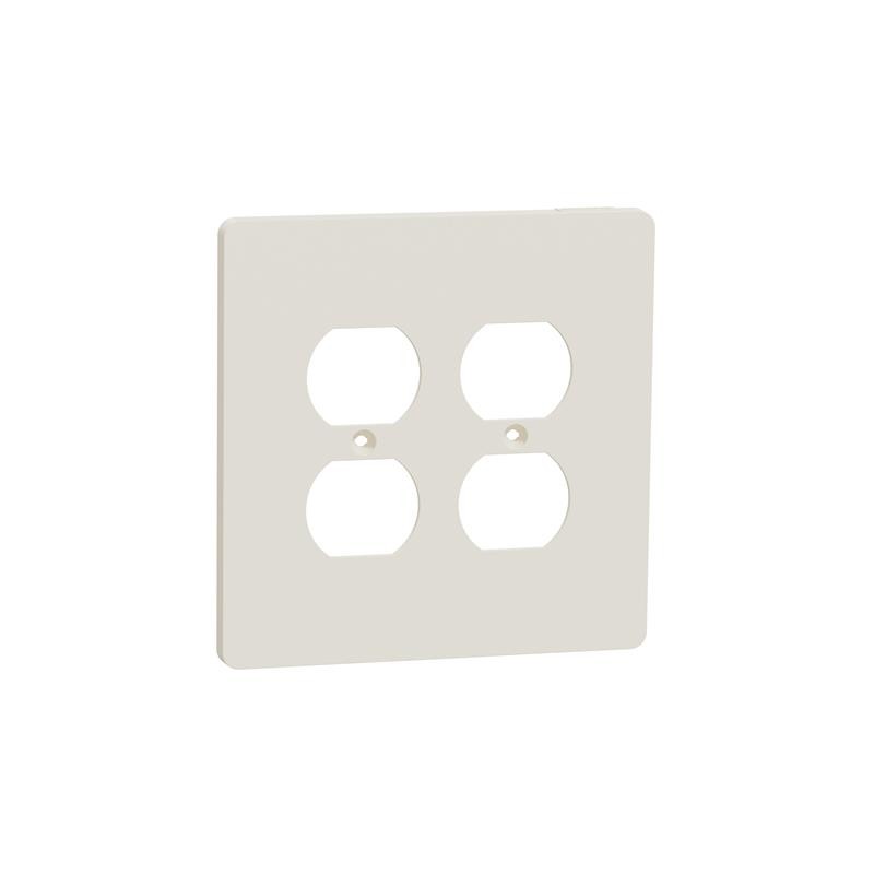 1 pcs : SQWS422012LA - 2 G MID+ 2 DUPLEX OUTLET WALL P