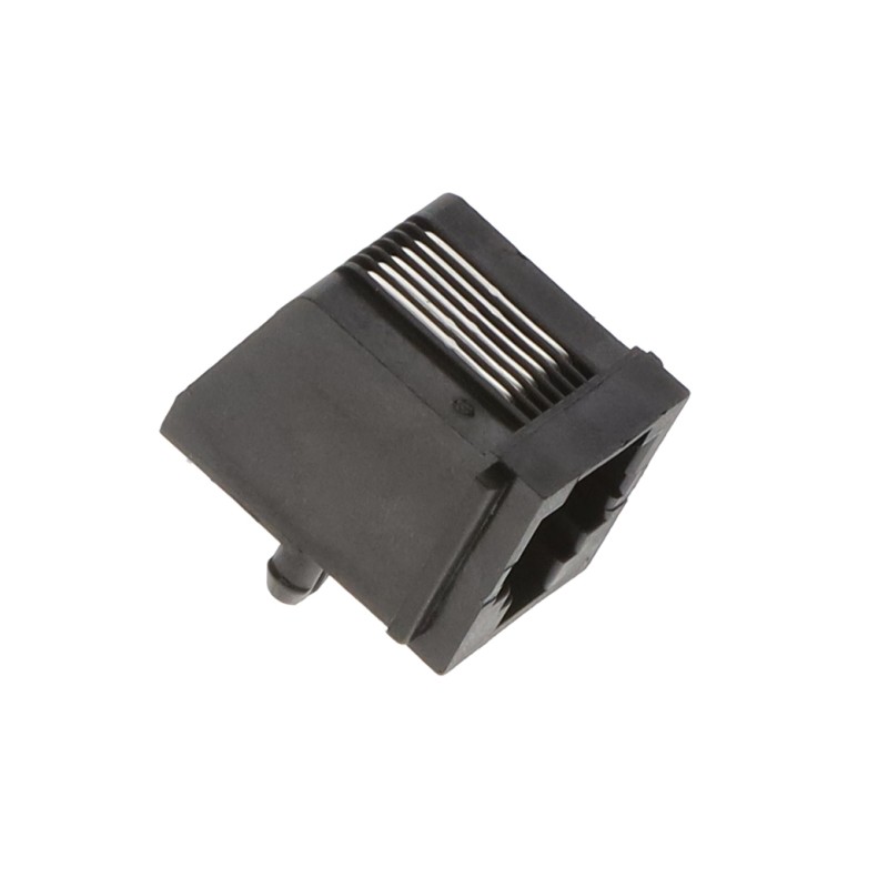 1 pcs : GDX-A-66 - MODJACK RT&lt 6P6C BLACK ROHS COMP