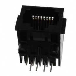 1 pcs : 5555162-1 - CONN MOD JACK 8P8C R/A UNSHLD
