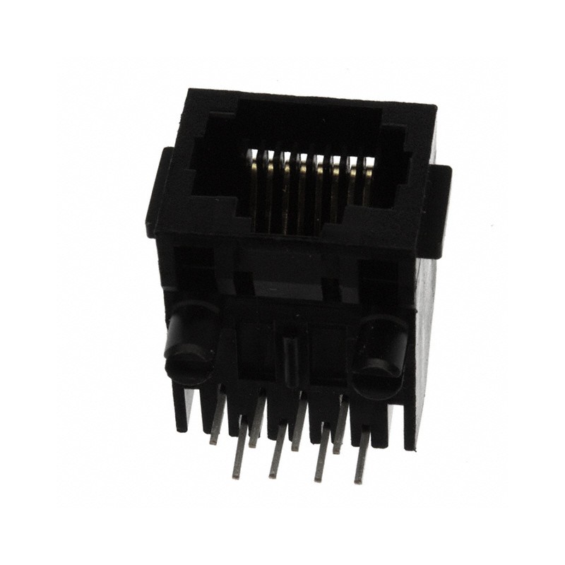 1 pcs : 5555162-1 - CONN MOD JACK 8P8C R/A UNSHLD