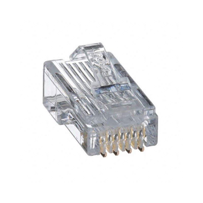1 pcs : MP588-C - 8-POSITION, 8-WIRE MODULAR PLUG,