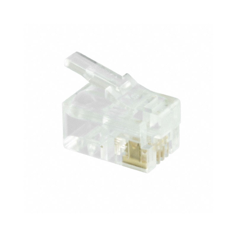 1 pcs : TM4P-44P - CONN MOD PLUG 4P4C UNSHIELDED