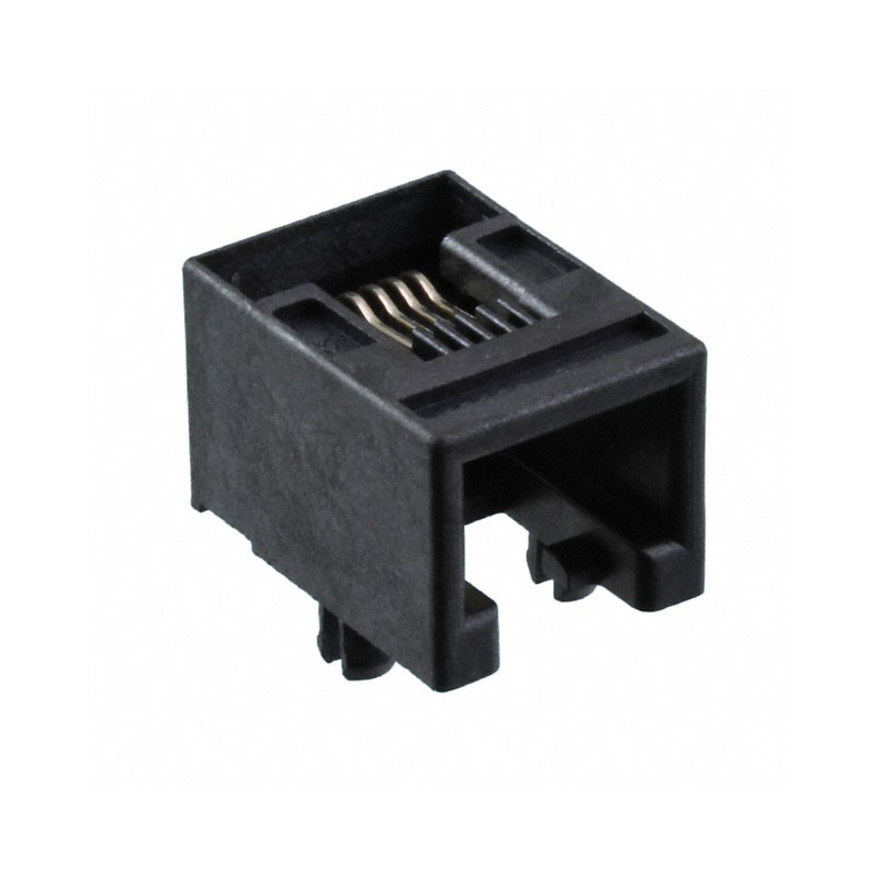 1 pcs : 0955016669 - CONN MOD JACK 6P6C R/A UNSHLD