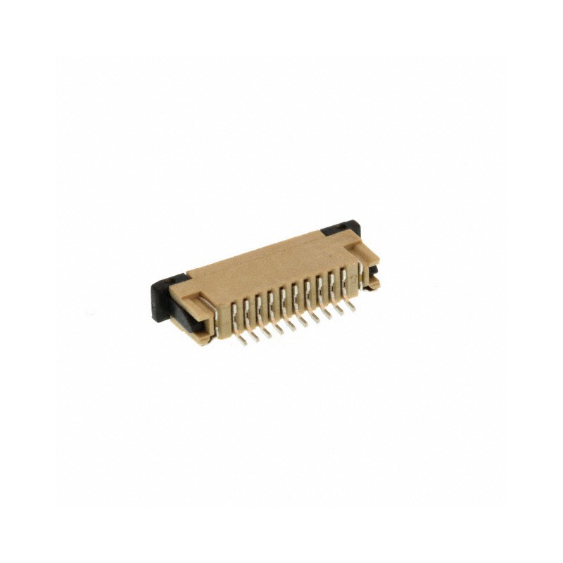 1 pcs : ZF1-10-02-T-WT - CONN FFC TOP 10POS 1MM R/A