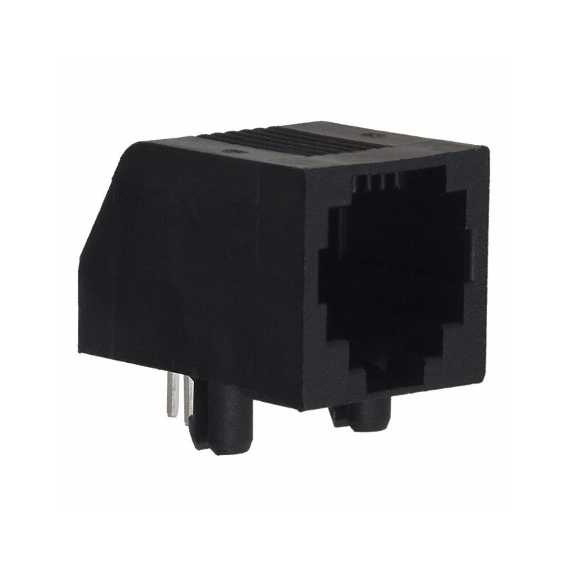 1 pcs : 5555165-2 - CONN MOD JACK 6P4C R/A UNSHLD