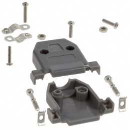 1 pcs : 977-015-010R031 - CONN BACKSHELL 15POS 180DEG GRAY