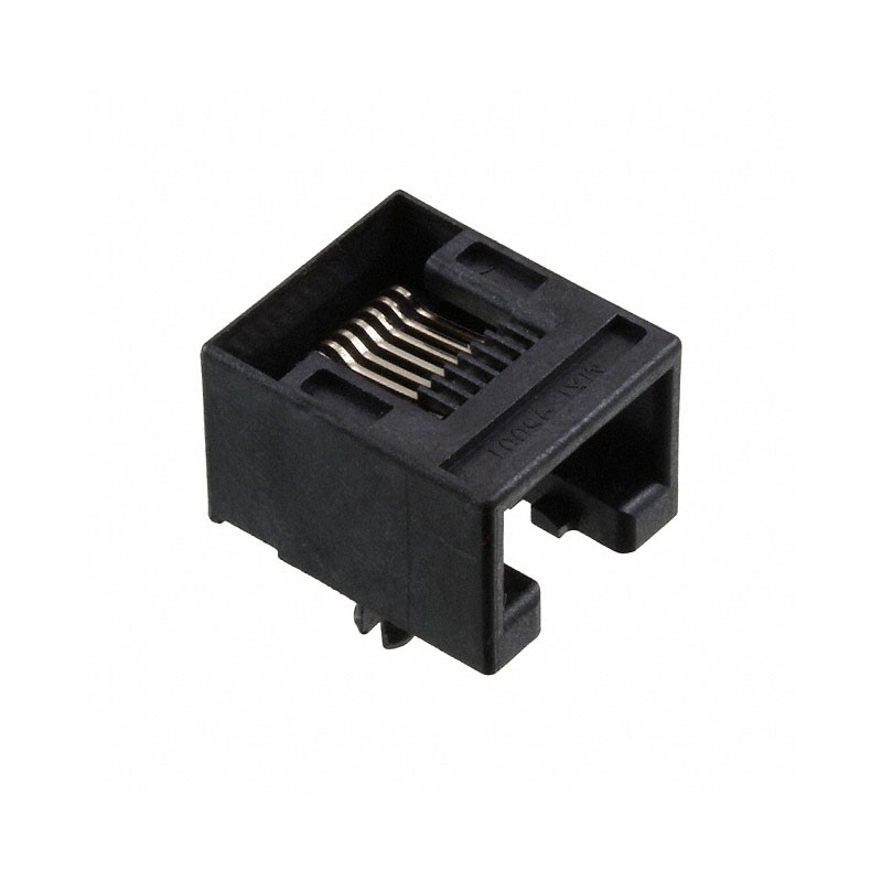 1 pcs : 0955012881 - CONN MOD JACK 8P8C R/A UNSHLD
