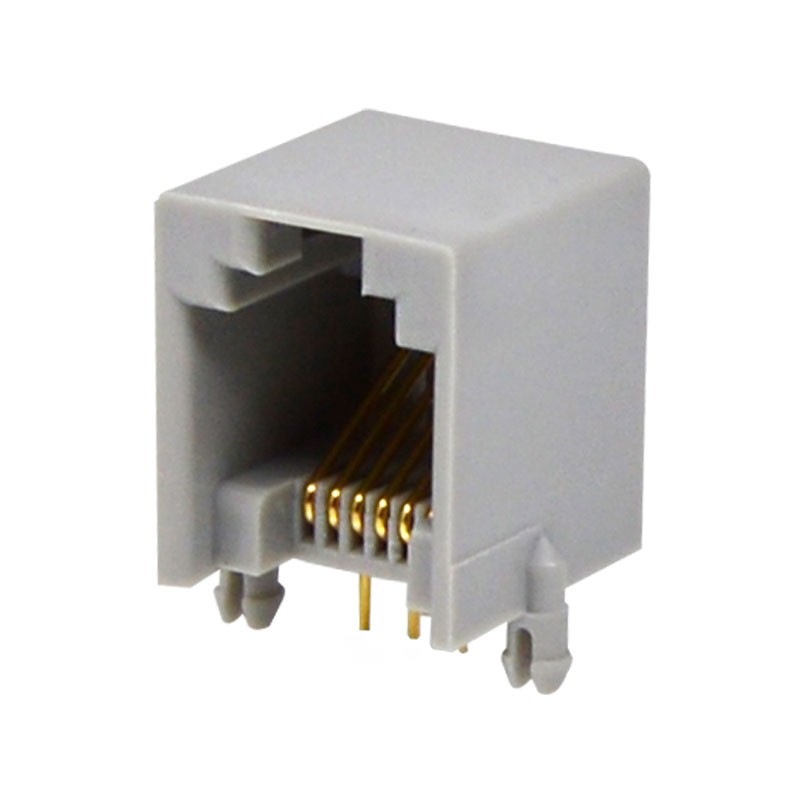 1 pcs : GLX-N-66 - MODJACK LOW/PROF RT&lt 6P6C GREY R