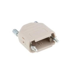 1 pcs : MHDPPK9-LG-K - 9 WAY D-SUB HOOD PLASTIC SNAP LO