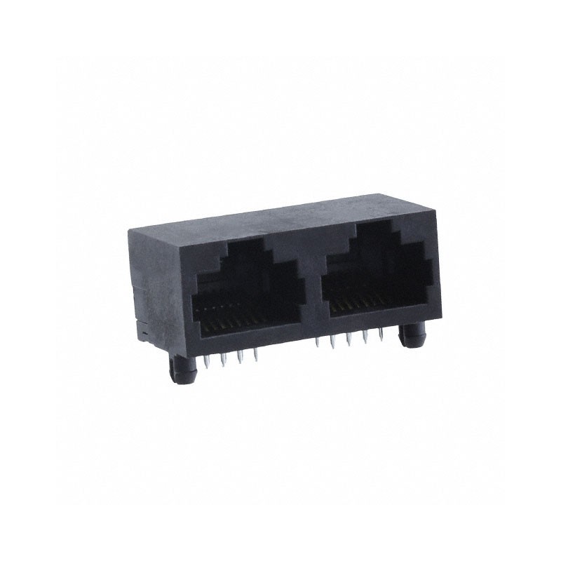 1 pcs : E5J88-00AJG2-L - CONN MOD JACK 8P8C R/A UNSHLD